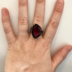 Chloe + Isabel Le Rococo Statement Ring - Purple